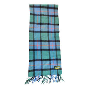 Ingles Buchan scarf 100% Lambswool tartan made is Scotland plaid fringe